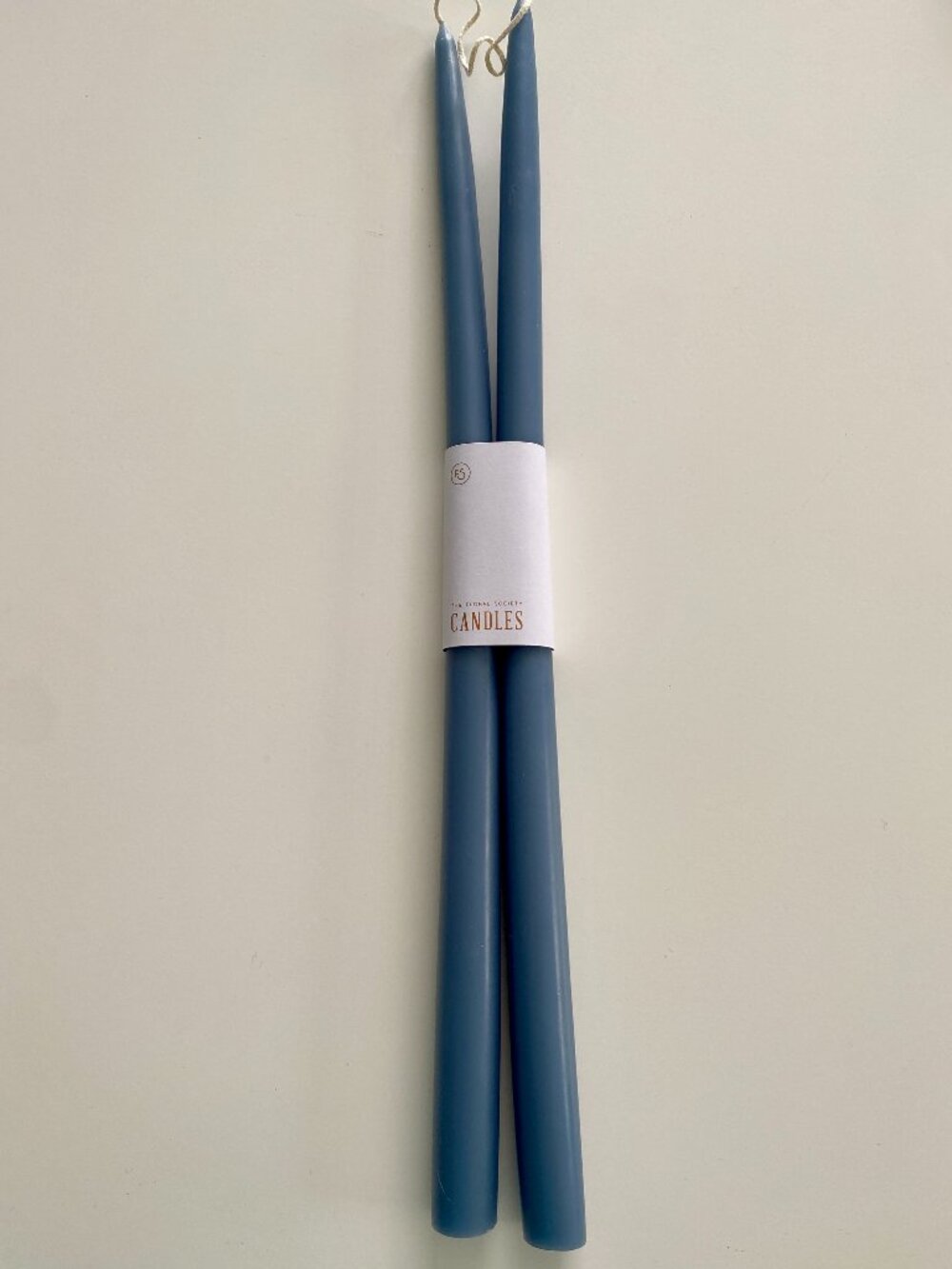NWT No Drip Taper Blue Candles 18inches The Floral Society